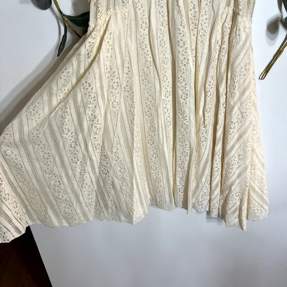 Free People Cream Lace Swing Dress LAST CALL - Picture 3 of 5